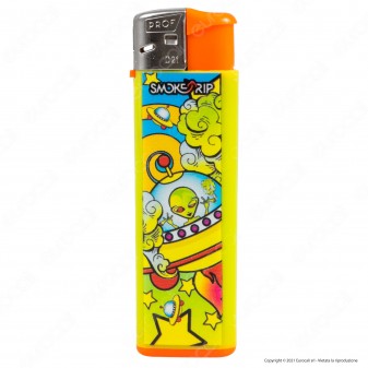 SmokeTrip Color Accendini Elettronici Fantasia Alien - 5 Accendini