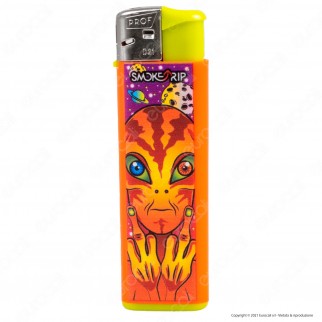 SmokeTrip Color Accendini Elettronici Fantasia Alien - 5 Accendini