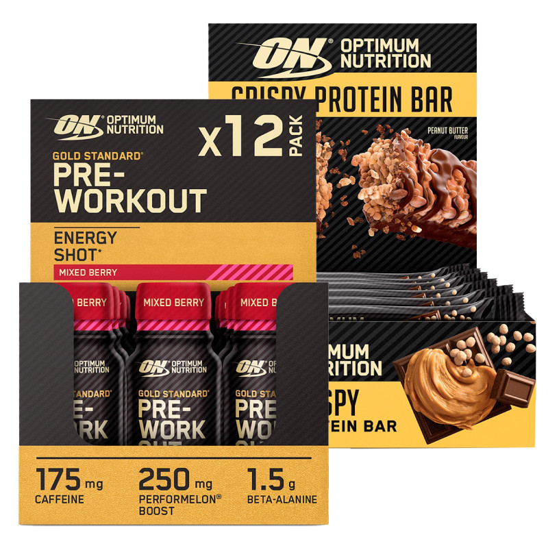 Optimum Nutrition Gold Standard Pre-Workout Energy Shot Frutti di