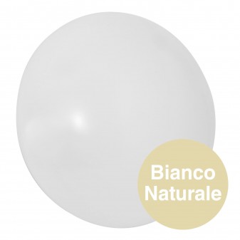 FAI Plafoniera LED 18W IP44 Forma Circolare con Copertura Bianca