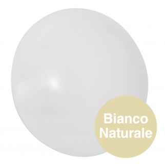 FAI Plafoniera LED 18W IP44 Forma Circolare con Copertura Bianca