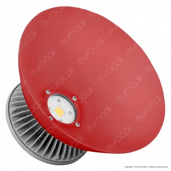 Century COLORFULL Rosso Lampada LED a Campana 10W COB Impermeabile -
