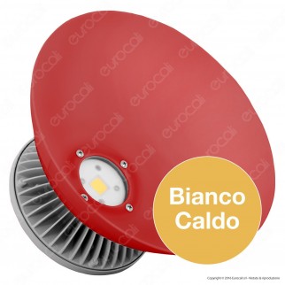 Century COLORFULL Rosso Lampada LED a Campana 10W COB Impermeabile -