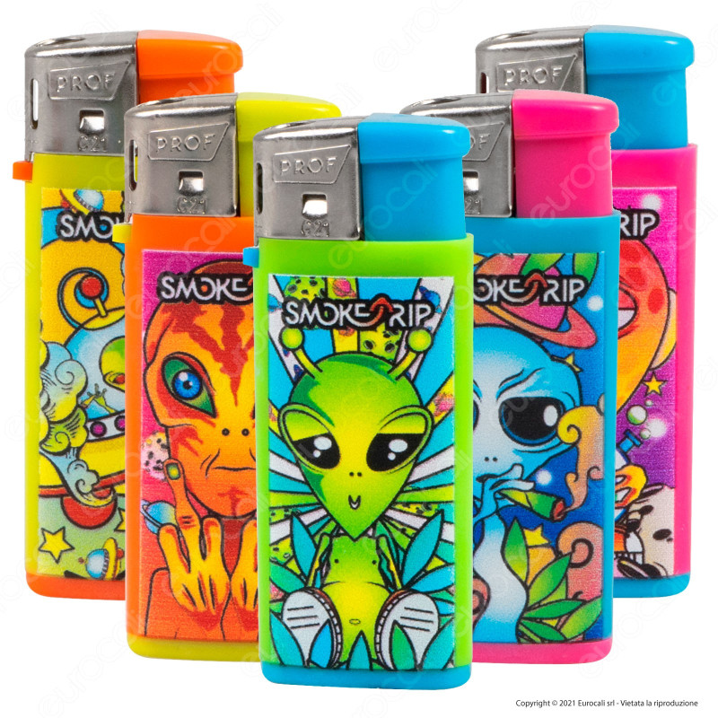 SmokeTrip Color Mini Accendini Elettronici Ricaricabili Fantasia