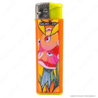 SmokeTrip Color Accendini Elettronici Fantasia Mushroom - 5 Accendini