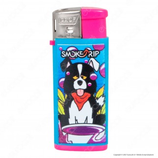 SmokeTrip Color Mini Accendini Elettronici Ricaricabili Fantasia Dog