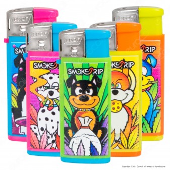SmokeTrip Color Mini Accendini Elettronici Ricaricabili Fantasia Dog