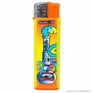 SmokeTrip Color Accendini Elettronici Fantasia Bong - Box da 50