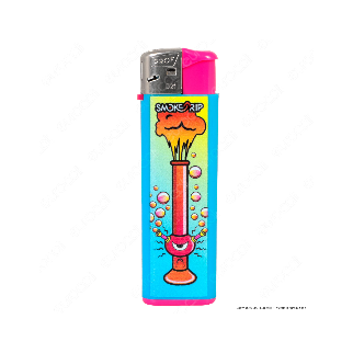 SmokeTrip Color Accendini Elettronici Fantasia Bong - Box da 50