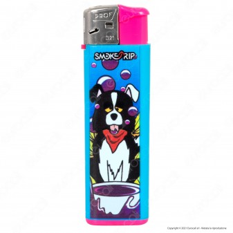 SmokeTrip Color Accendini Elettronici Fantasia Dog - 5 Accendini