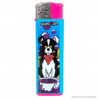 SmokeTrip Color Accendini Elettronici Fantasia Dog - 5 Accendini