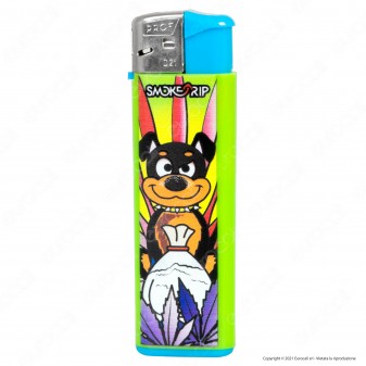 SmokeTrip Color Accendini Elettronici Fantasia Dog - 5 Accendini
