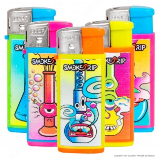 SmokeTrip Color Mini Accendini Elettronici Ricaricabili Fantasia Bong
