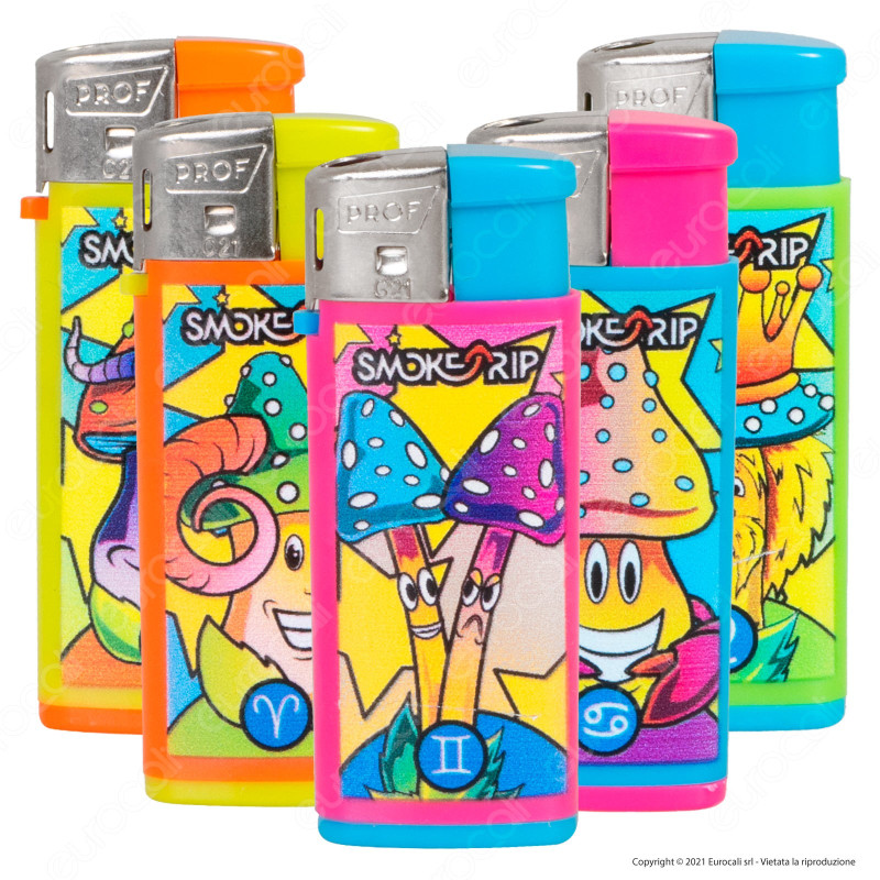 SmokeTrip Color Mini Accendini Elettronici Ricaricabili Fantasia