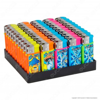 SmokeTrip Color Mini Accendini Elettronici Ricaricabili Fantasia
