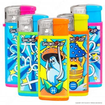 SmokeTrip Color Mini Accendini Elettronici Ricaricabili Fantasia