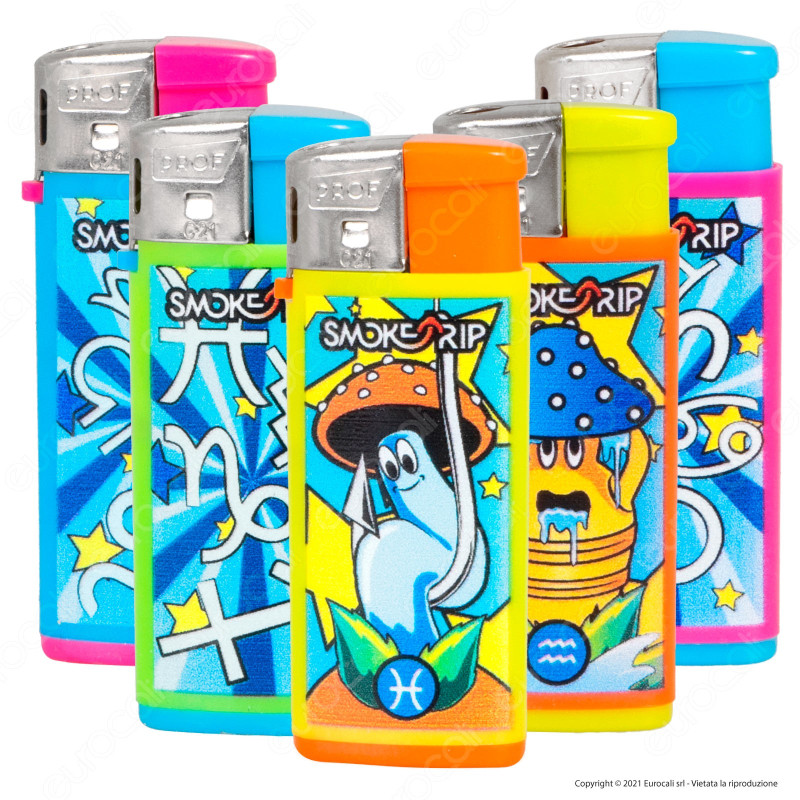 SmokeTrip Color Mini Accendini Elettronici Ricaricabili Fantasia