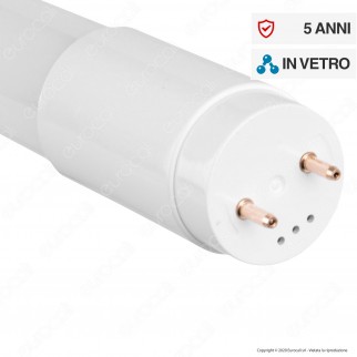 Bot Lighting Shot Tubo LED SMD T8 G13 24W Lampadina 150cm in Vetro -