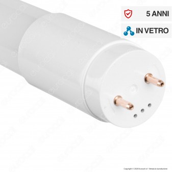 Bot Lighting Shot Tubo LED SMD T8 G13 18W Lampadina 120cm in Vetro -