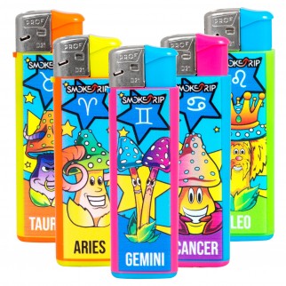 SmokeTrip Color Accendini Elettronici Fantasia Zodiaco 1 - 5 Accendini