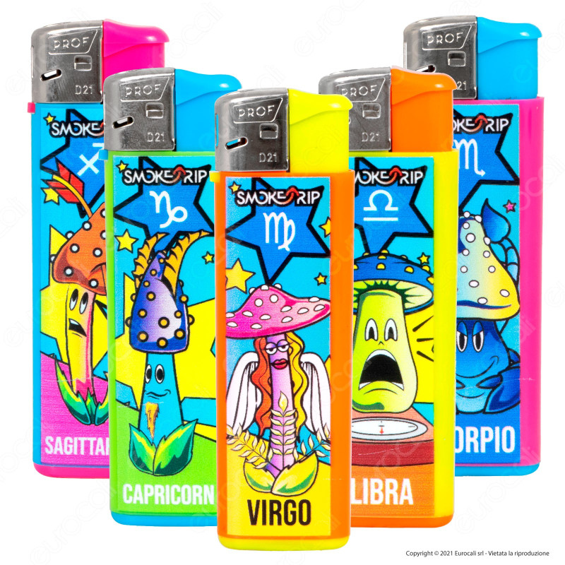 SmokeTrip Color Accendini Elettronici Fantasia Zodiaco 2 - 5 Accendini